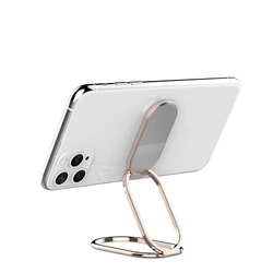 Anneau en métal pliable à aspiration magnétique magique, Support pour téléphone portable ou de bureau 