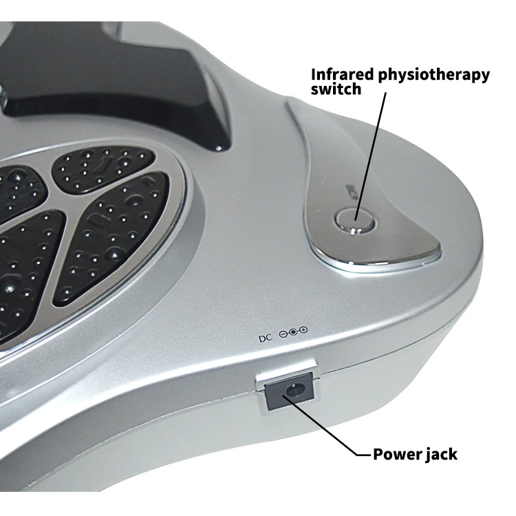 1 шт. Электрический массажер для ступней дальнего инфракрасного тепла электромагнитные точки рефлексотерапия массаж ног устройство для физиотерапии инструмент