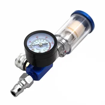 

Pneumatic Spray Gun Pressure Regulator Tail Grid Moisture Filter Oil-Water Separator Copper Core Fiber Small Water Grid