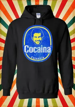 

Pablo Escobar Colombia Cocaina Cool Men Women Unisex Top Hoodie Sweatshirt 1869 winter summer coat streetwear gym jogger