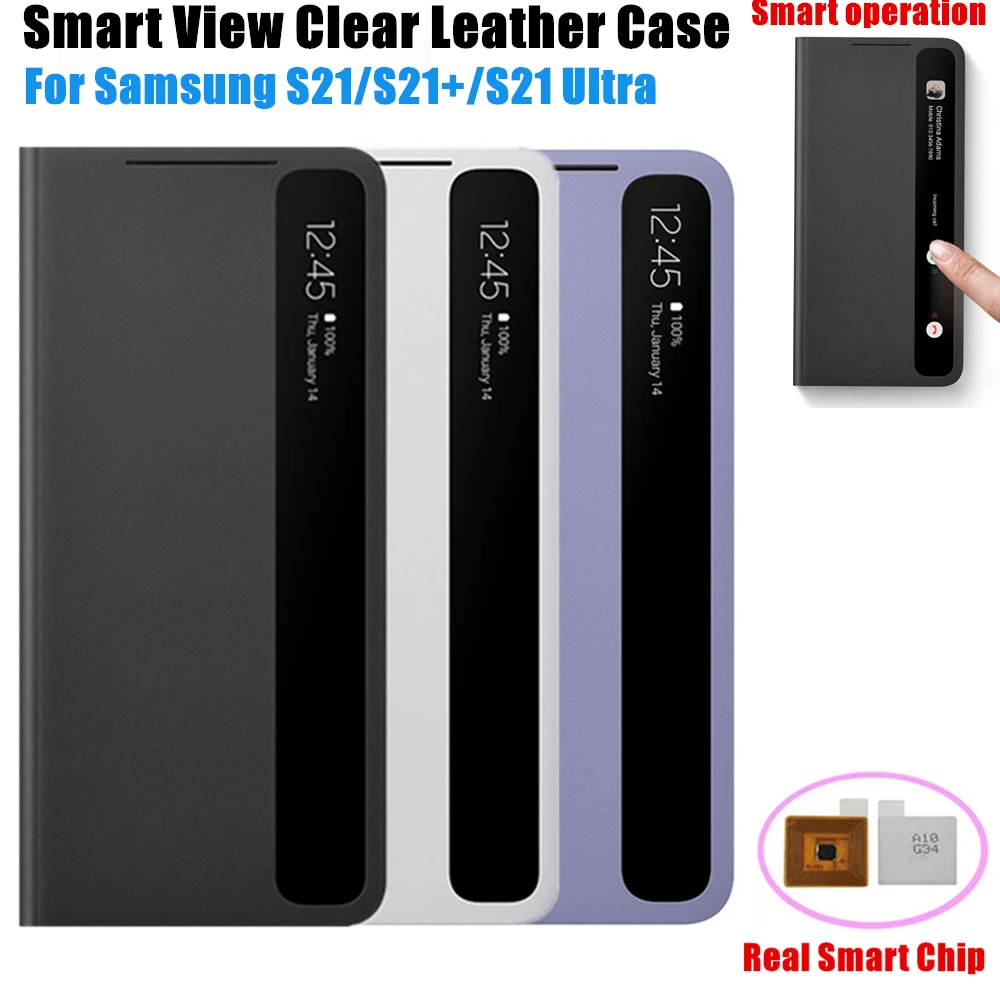 Case Samsung S21 Ultra 5g Leather Cover S21 S21 Ultra Leather