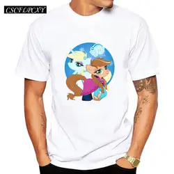 Новое модное изображение мультипликационного персонажа Мужская футболка с коротким рукавом мужские повседневные топы Big Bay дизайн хипстер