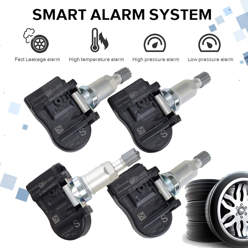 4 шт. датчик контроля давления в шинах 40700-4GA0B 407004GA0B TPMS датчик для Infiniti Q50 315 МГц автомобильные аксессуары