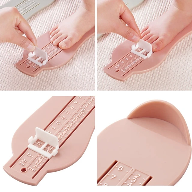 Early Educational Learning Newborn Baby Foot Measure Gauge Montessori Toys for Children Shoes Size Measuring Ruler Tool 2