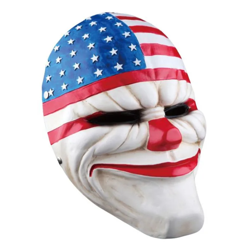 3 V For Vendetta Payday: The Heist Female Robber аниме Наруто Учиха Мадара Мстители муравей Джокер Косплей Маска вечерние на Хэллоуин - Цвет: 3