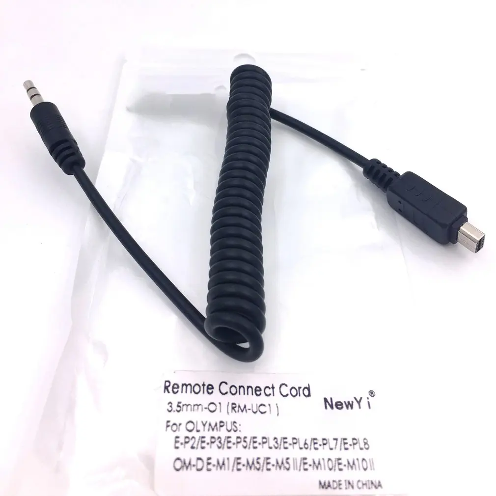 2.5/3.5mm Shutter Release Connecting cable cord for olympus E30/E400/E410/E420/E450/E510/E520/E600/E620 camera