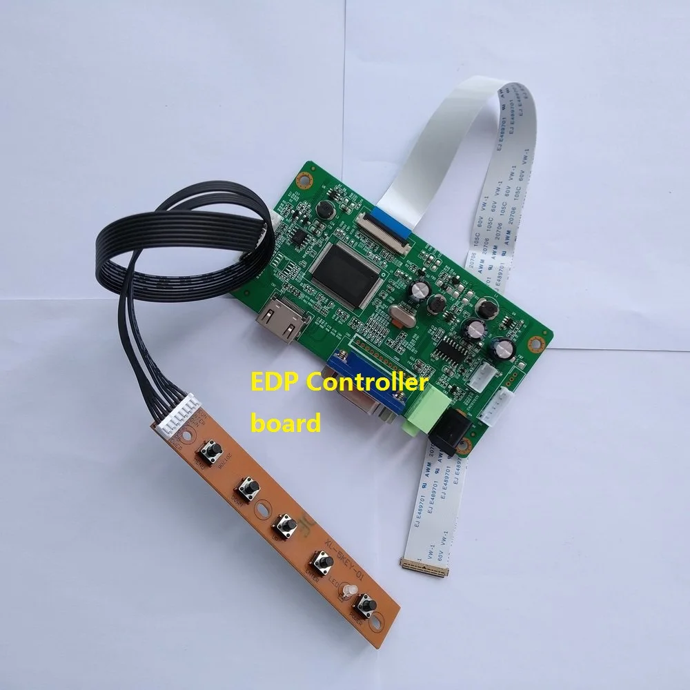 Для B140HAN04.0 светодиодный EDP 30Pin плата контроллера экран дисплей EDP HDMI 1" 1920X1080 комплект VGA ЖК-дисплей DIY драйвер монитора