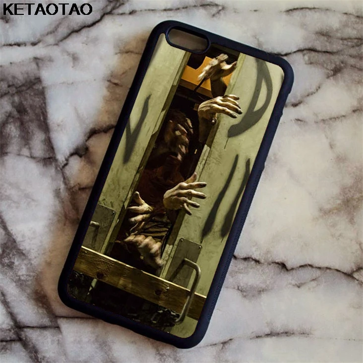 Прозрачный Чехол KETAOTAO The Walking Dead zombies для samsung galaxy S4 S5 S6 S7 S8 S9 S10 edge Note из мягкого ТПУ резины и силикона - Цвет: Прозрачный