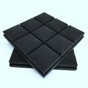 

Quality 4 pcs Soundproofing Foam Studio Acoustic Sound Treatment Absorption Wedge Tile 30*30*5cm
