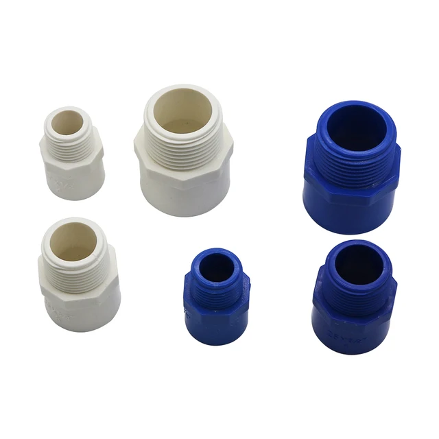 1/2 "3/4" 1 "Külső Szál A Belső Átmérőjű 20/25/32 Mm -Es Hím Bsp Adapter Vízcsövek Szerelvényei Pvc Tömlőjavító Csatlakozó - Image 5
