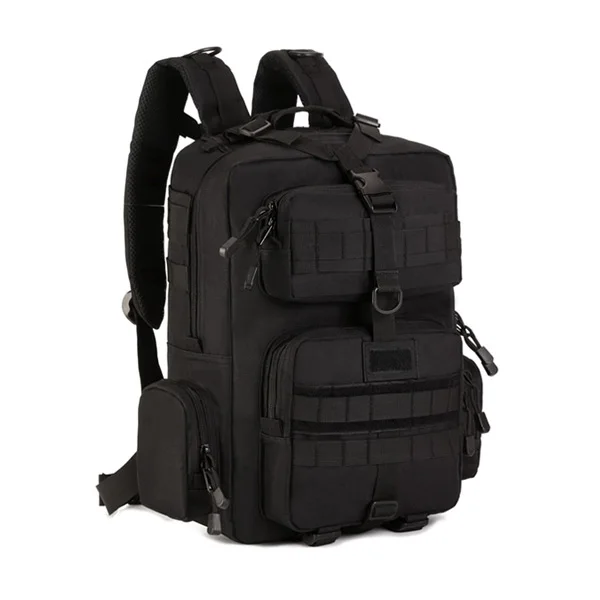 Военный армейский тактический рюкзак 30L Mochila Militar 14 дюймов ноутбук рюкзак Открытый Кемпинг Туризм камуфляжная Сумка Bolsa ttica - Цвет: Черный цвет