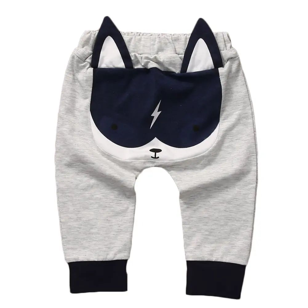 

Newborn Infant Baby Harem Pants Boys Girls Cartoon Long Harem Pants Casual Trousers Leggings Clothes 0-24M Elastic Bottom
