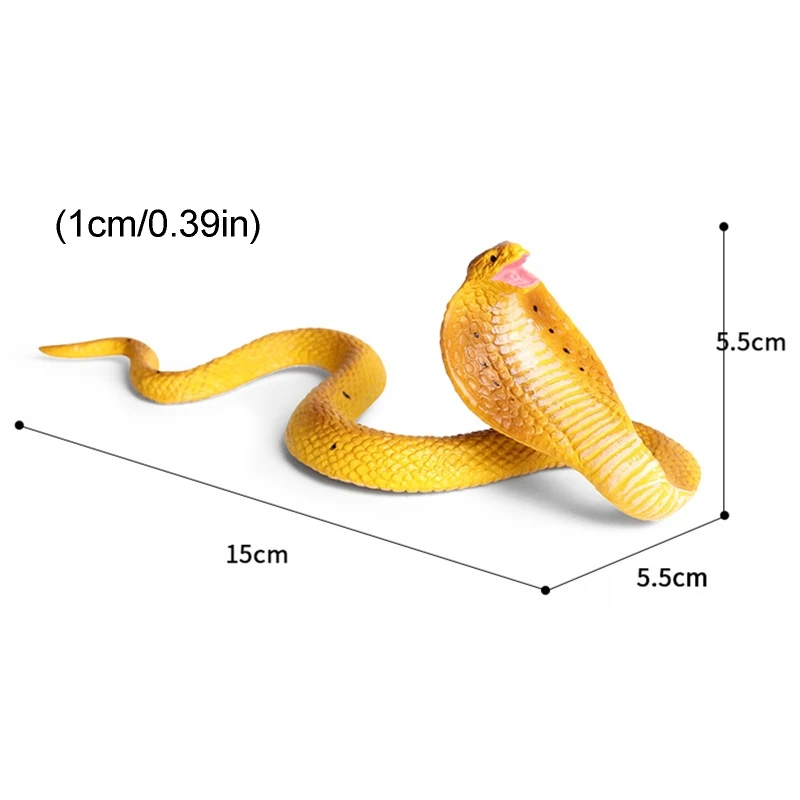 Prank Toys Joke Toys Snake Toy Realistic Simulation Rubber Snake Toy Garden Joke Prank Gift Halloween