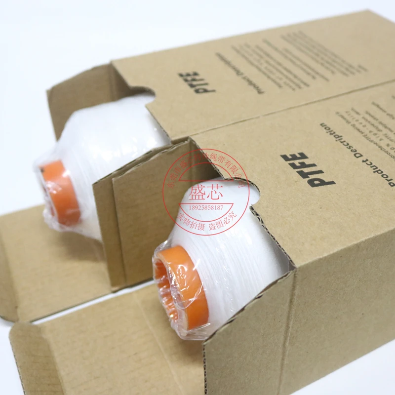 PTFE швейная нить кислота и щелочь-стойкая высокая температура пламени PTFE ткань мешок специальная швейная линия, PTFE швейная нить