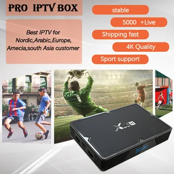 

New X96H Android TV Box H603 4GB 64GB Support 6K Box+World IPTV subscription Europe Netherlands Sweden Noway Finland Israel IPTV