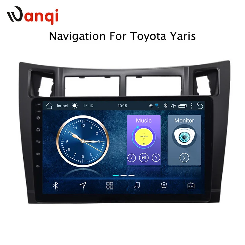 

wanqi 9 inch Android 8.1 car dvd GPS Navigation for toyota yaris 2008-2011 With Bluetooth/TV/WIFI/USB/Radio/video/RDS