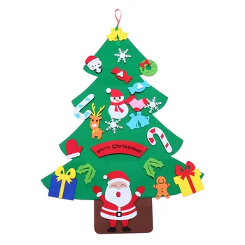 

Comfortable Interesting Christmas Decor Felt Christmas Tree Party Decoration