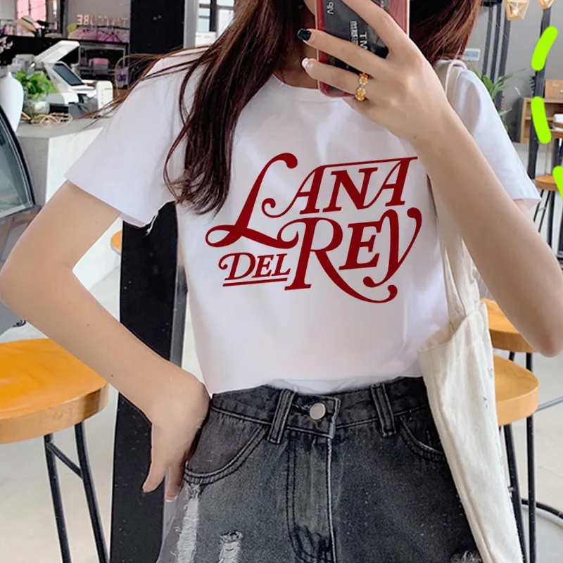 p2167-3 Lana Del Rey Harajuku Ullzang Футболка женская Забавный принт футболка для фанатов 90s графическая Эстетическая футболка корейский стиль женские футболки - Цвет: p2167-3