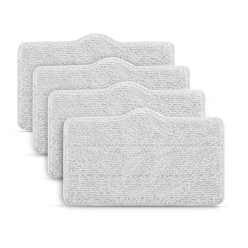 

4pcs Original Replaceable Mop Pads For Deerma DEM - ZQ610 / ZQ600 Steam Cleaner Washable & Reusable With Solid Freshener Tablet