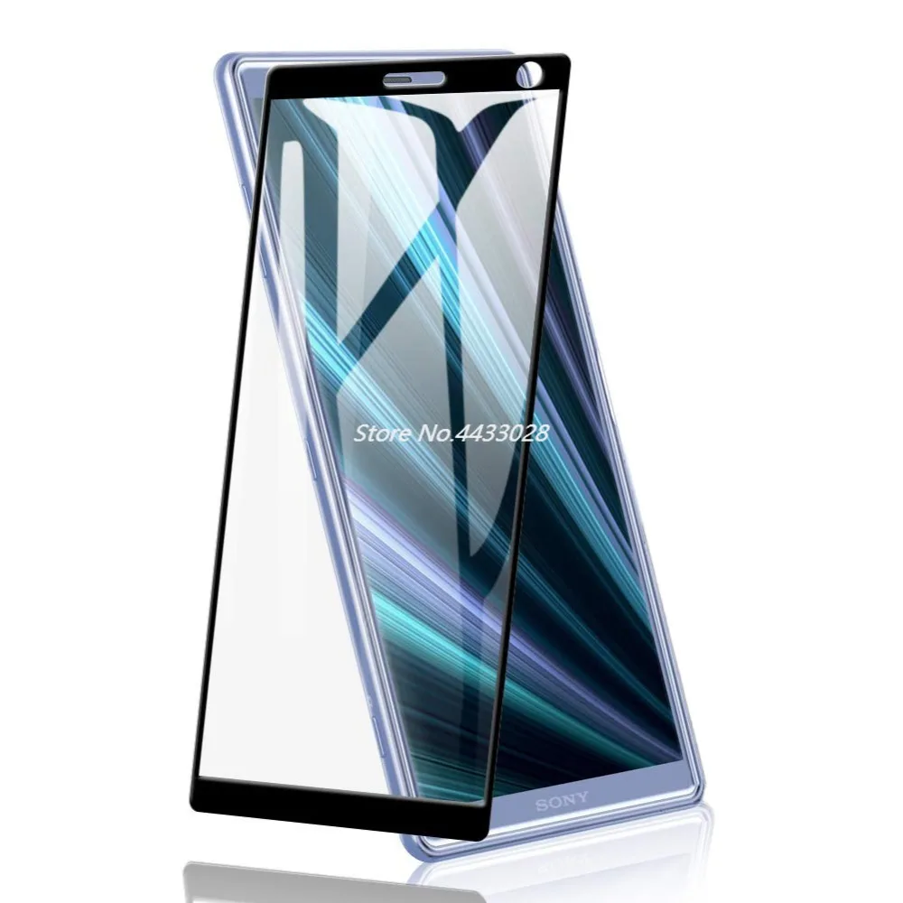 9H полное покрытие закаленное стекло для SONY Xperia 1 X1 защита экрана от царапин XZ4