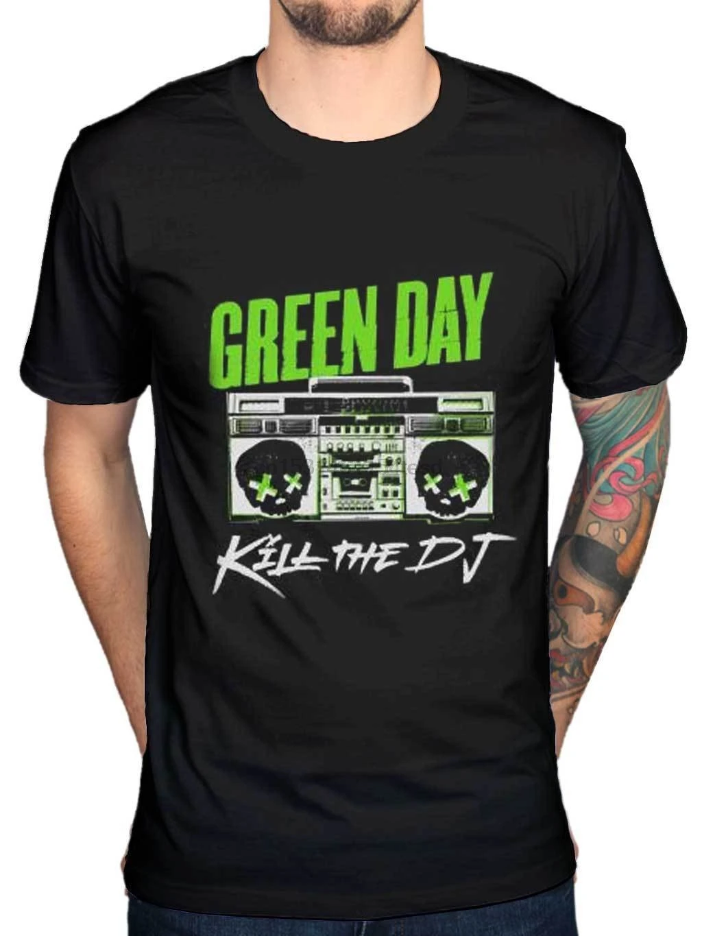 Официальный Зеленый День убить ди Джея футболка Мерч группы Рок Панк добавить