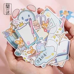 Memo Sticker Pack Cute Little Pet Series Hand-painted Cartoon Hand Account Material Decorative Planner Stickers Picnic