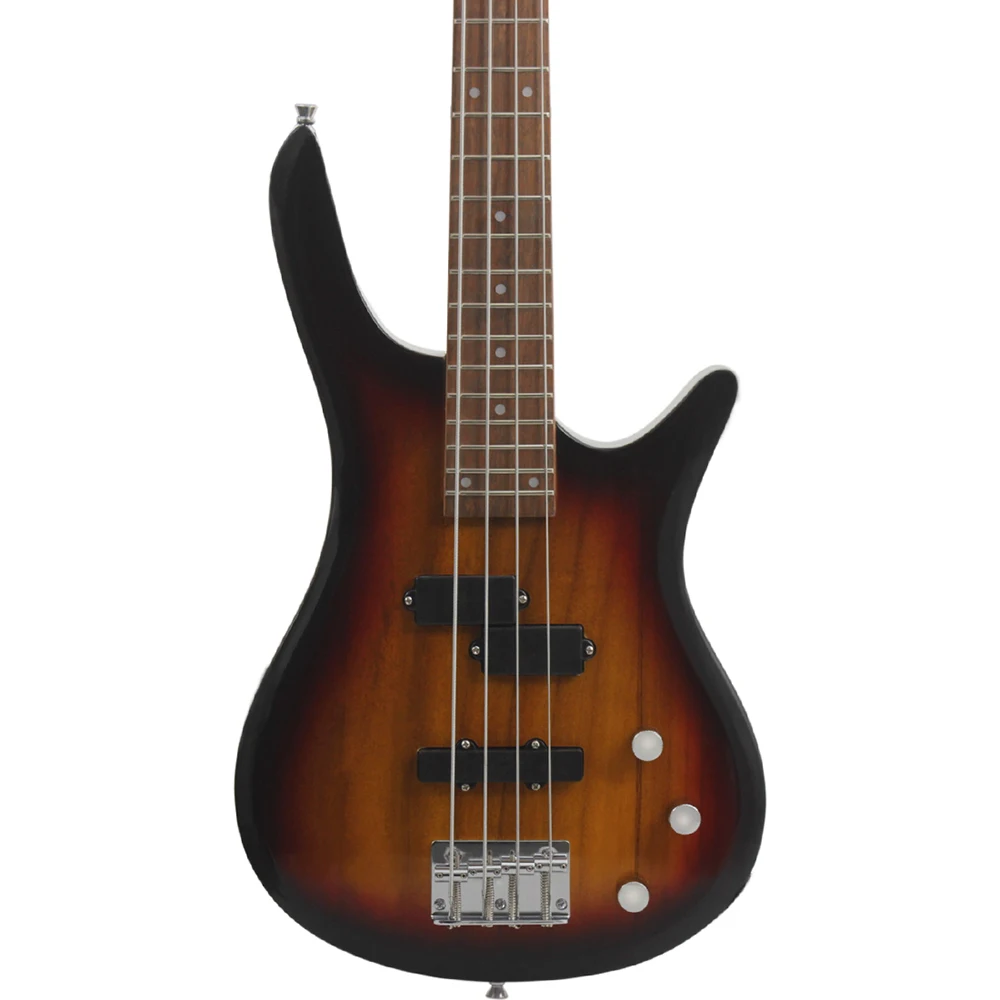 Professional 4 String Electric Bass Guitar Sunset Color 24 Frets Bass Guitar Solid Wood Fingerboard Stringed Musical Instrument - Image 3