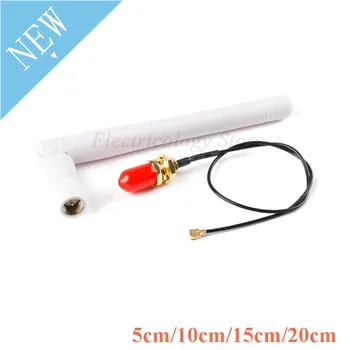 

2.4GHz 3dBi WiFi 2.4g Antenna Aerial RP-SMA Male Wireless Router+5/10/15/20cm PCI U.FL IPX to RP SMA Pigtail Cable ESP8266 ESP32