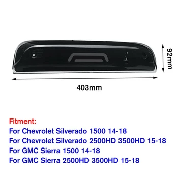 

Replacement Brake Light Exterior 3RD Cargo For Chevrolet Silverado 1500 2014-2018 Auto Parts