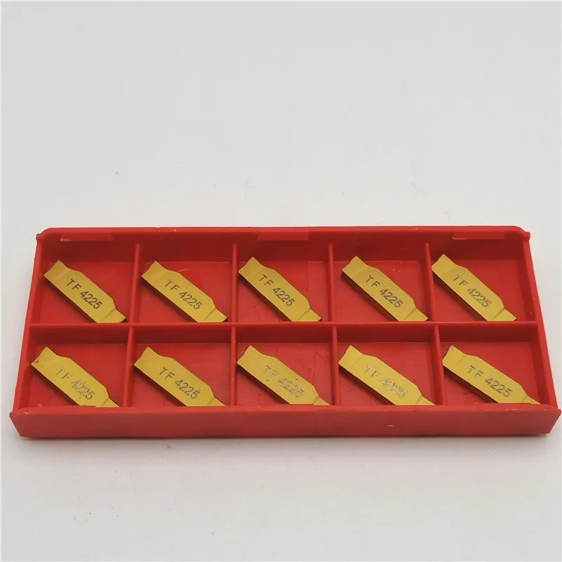 

10PCS N123G2 0300 0003 TF 4225 TF4225 Carbide Insert Turning Tool Turning Milling Cutter CNC Cutting Tool Slot Cutting