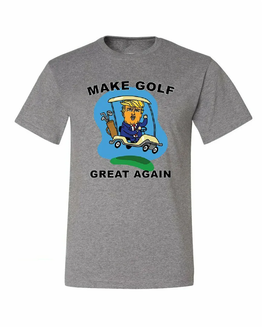 Make Golf Great Again T Shirt Funny Donald Trump 45 Political Tee Shirt