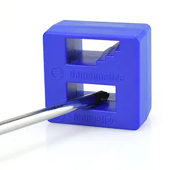 

Mini Portable Quick Magnetizer Demagnetizer Magnetic Pick Up Tool for Screwdriver Tips Screw Bit Magnetic Repair Tool