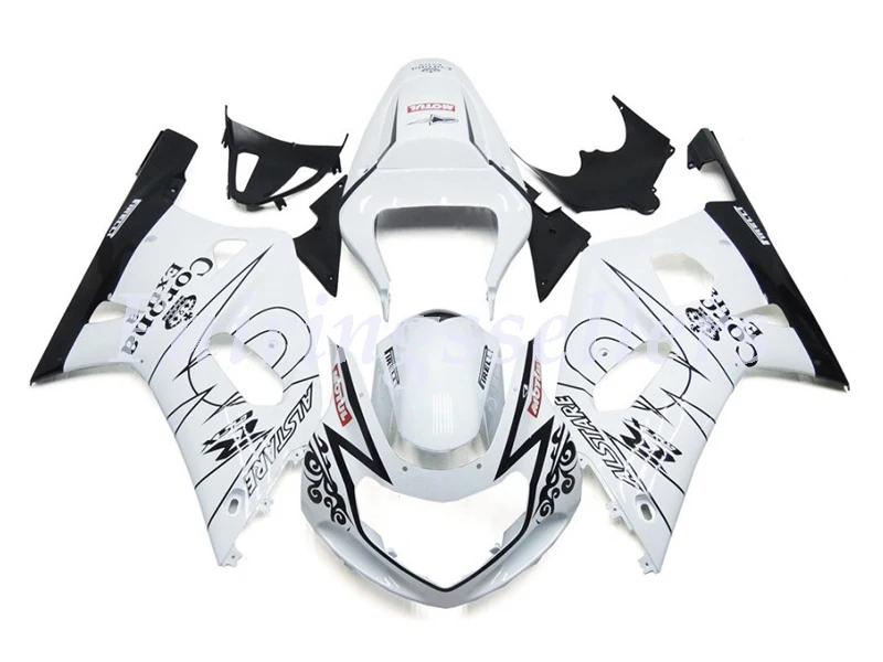 

New ABS Plastic Fairings Kit Fit For Suzuki GSXR600 GSXR750 GSXR 600 750 01 02 03 2001 2002 2003 white