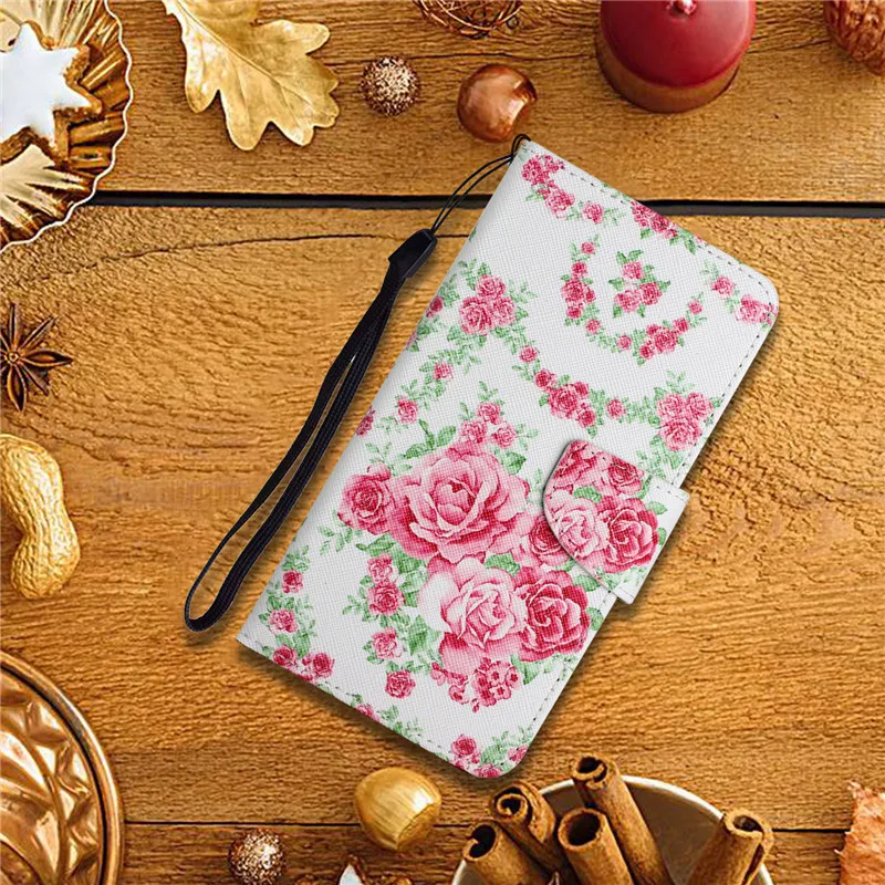 A52s 5G Case For Samsung Galaxy A52S 5G Phone Cover Painted Leather Wallet Case For Samsung A 52S SM-A528B Cover 6.5" Funda Para silicone cover with s pen