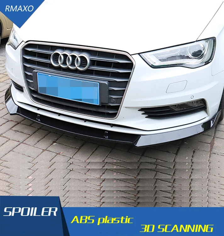 Для Audi A3 Body kit спойлер 2016 2018 Standard Edition ABS задний передний бампер диффузор защитные