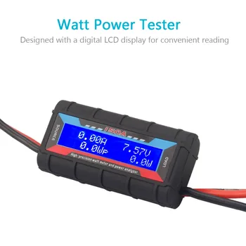 

RC 150A High Precision Watt Meter and Power Analyzer W/ Backlight LCD Multifunctional Watt Meter for RC Car Battery