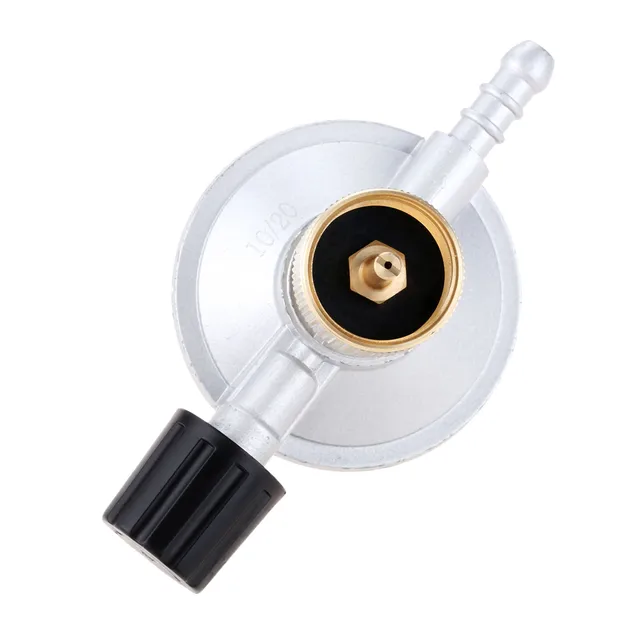 1 Font Ártalmatlanító Palack Szelep Állítható Áramlás Alacsony Nyomású Propánszabályozó 8 Mm -Es Barb Tömlőcsatlakozás Csatlakozás Kemping Kályha Grill - Image 4