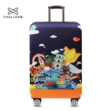 Эластичный уплотненный Чехол для багажа, защитный чехол для 1"-32", Чехол для костюма, аксессуары для путешествий, чехол для багажа, защитные чехлы 293