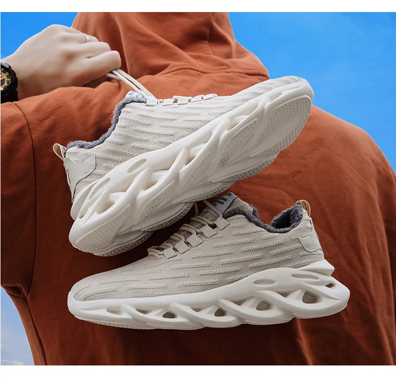 Мужская теннисная обувь; Tenis Masculino; коллекция 2019 года; сезон осень-зима; Новинка; уличная теплая спортивная обувь; удобные плюшевые