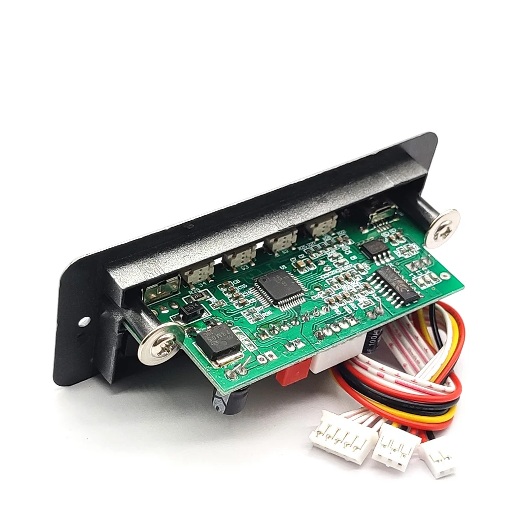 5/12V Power Supply MP3 Decoder Board Player With Display Dual Channel Without Power Amplifier Remote Control FM Off Memory