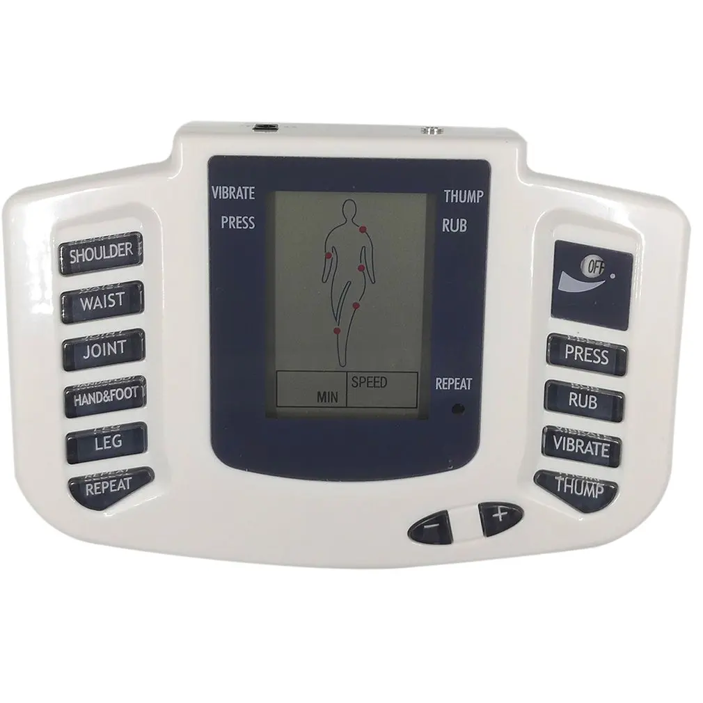 Jr-309A Многофункциональный Цифровой Электрический массажер для акупунктурной терапии для похудения Массажер для тела+ тапочки для терапии