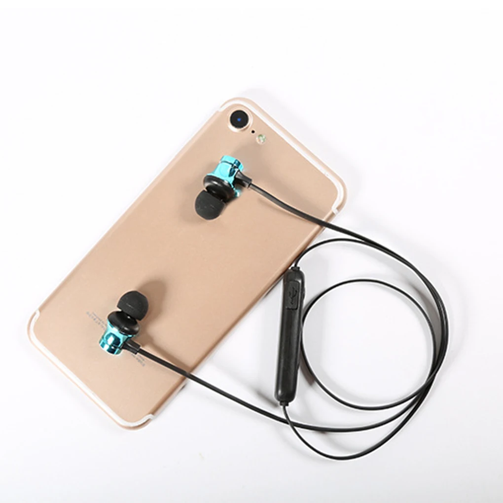 Магнитные беспроводные наушники Bluetooth 4,2, стерео спортивные водонепроницаемые наушники, беспроводные наушники-вкладыши с микрофоном для iPhone для Xiaomi