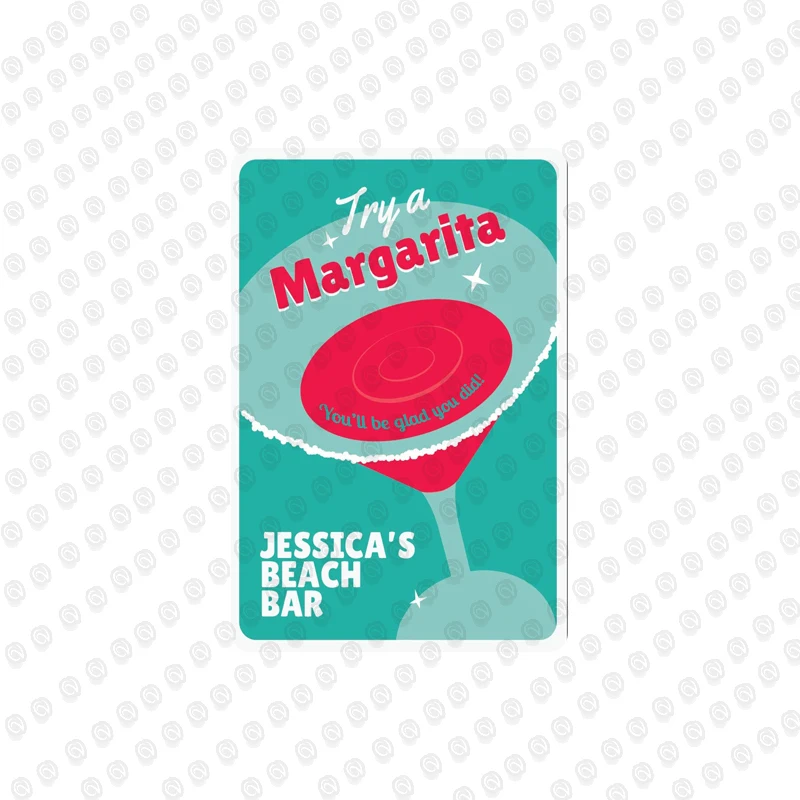 CV-3309 Vintage Beach House Bar Pub Home Livingroom Decor Wallpaper Sticker Art painting Poster Plates - Цвет: CV-3309