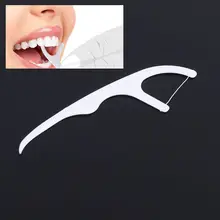 1 шт. одноразовые 400D зубочистки с нитью палочки 2 в 1 зубочистка Чистка рта гигиена полости рта портативный индивидуально обернутый