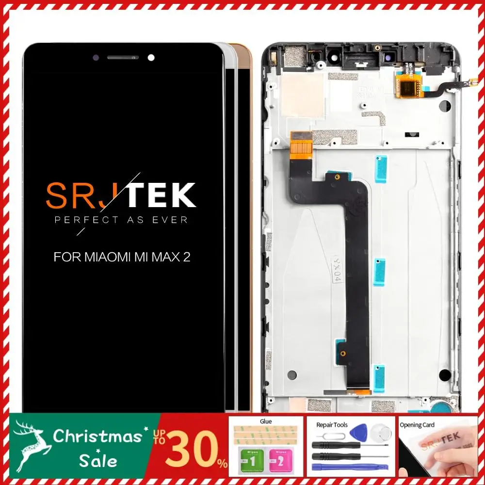 6,4" 1920x1080 ips lcd дисплей для Xiaomi Mi MAX 2 lcd сенсорный экран для Max2 Mi Max 2 lcd дигитайзер с рамкой запасные части