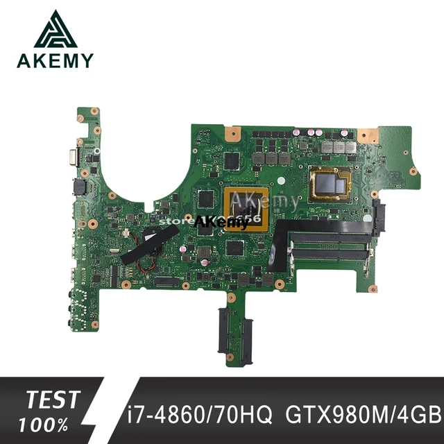 $US $279.65  G751JY Motherboard For ASUS G751JY G751JT G751JL G751J G751 Laptop motherboard Mainboard i7-4860HQ 