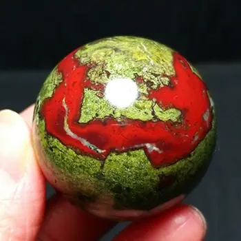 

20MM Natural polishing Dragon Blood Stone Jasper Crystal The ball