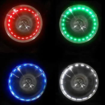 

Hot Sale 1pc Waterproof Solar Car Tuning Gas Nozzle Cap Lamp Rim Light Wind Fire Wheels Led Flash Tyre Decor