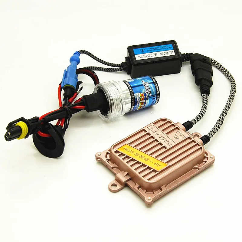 Escondeu Xenon h7 h1 h3 h4 h8 h9 H11 880 881 4300k 6000k 8000k 10000k 12v 55w Kit 8 Lâmpadas de farol de carro (Xenon)