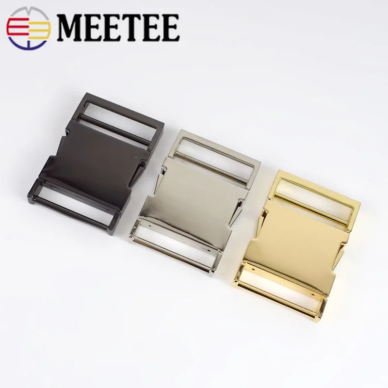 Meetee 2 шт. 14/19/25/32/38 мм металлический быстро сторонний релиз застежки пряжки ремень